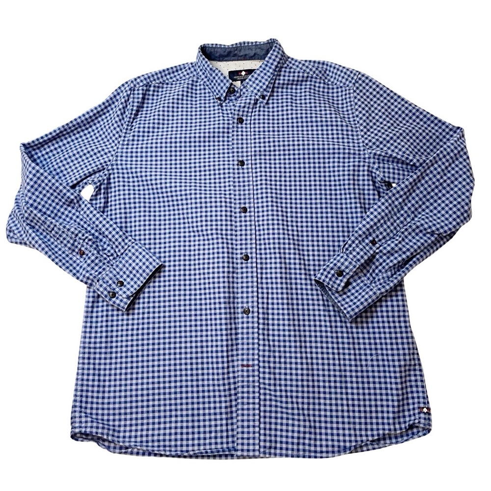 Argyle Culture‎ by Russell Simmons Men's Button Down Long Sleeve Shirt Size L